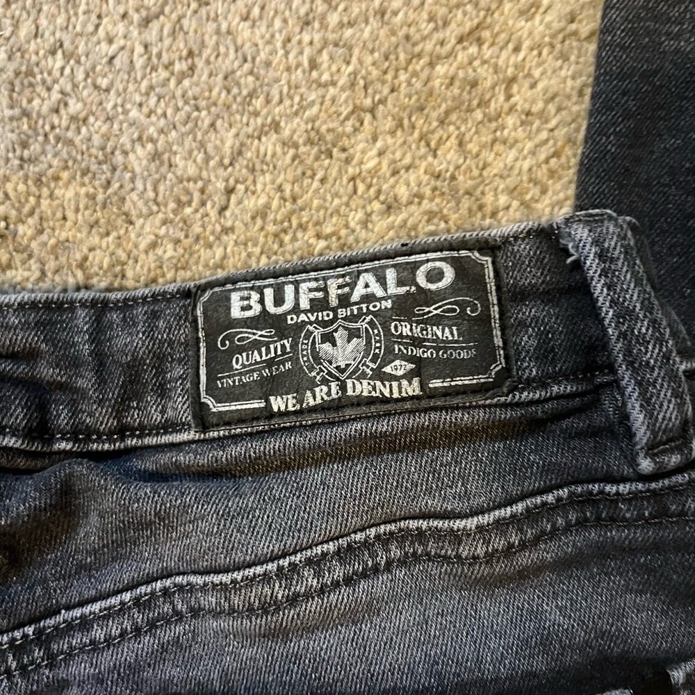 David Bitton Buffalo High Rise Straight Jayden Women's Jeans black wash size 25